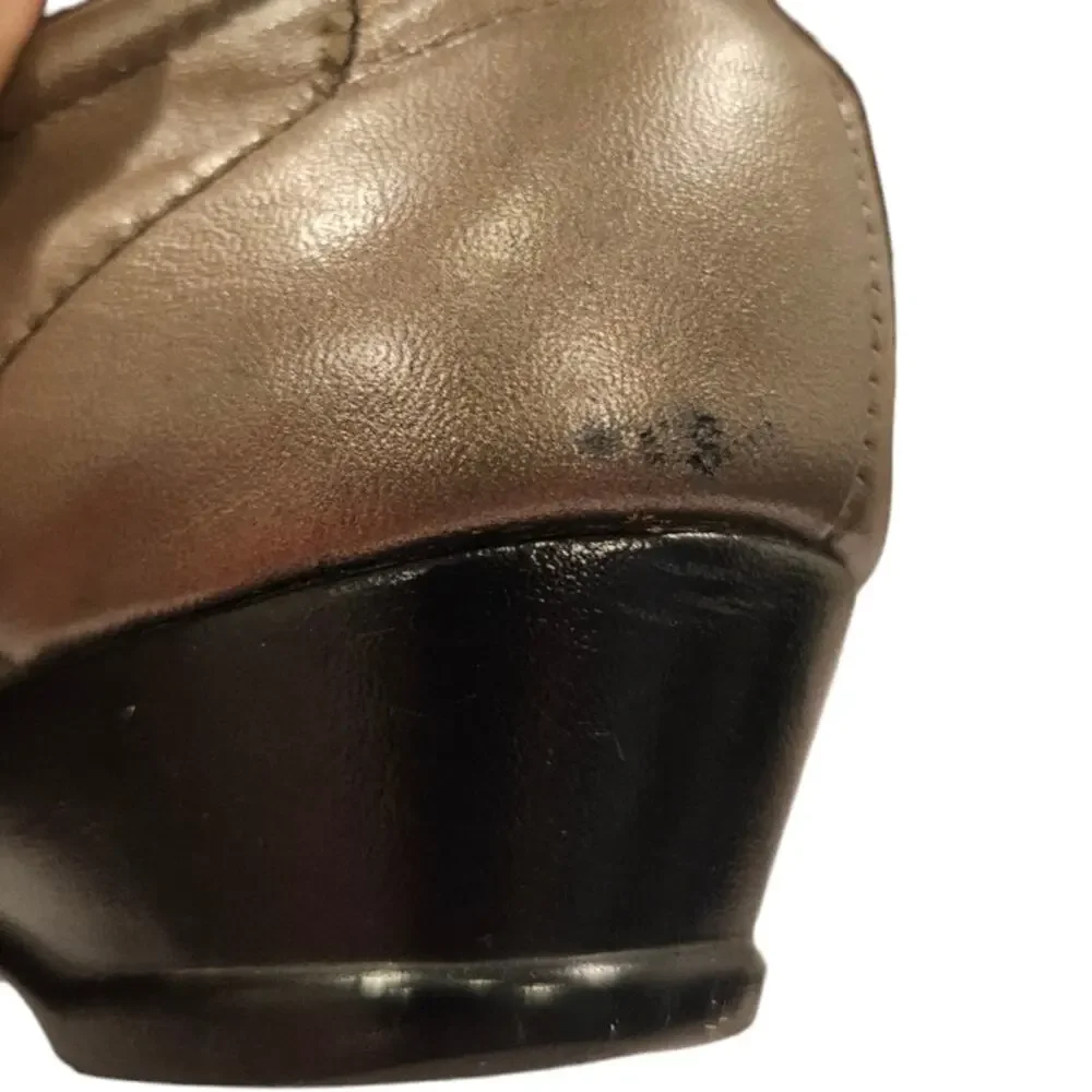 SAS Tripad Simplify Leather Moccasin Slip On Loafers 7.5 Medium Bronze